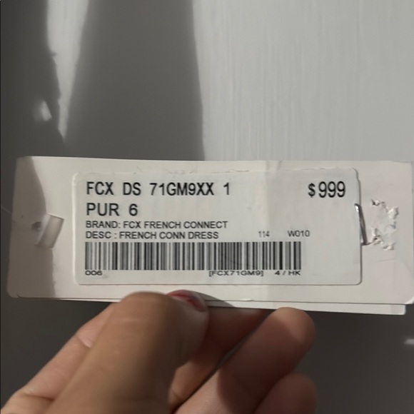 French Connection Sleeveless V-Neck Mini Dress - Picture 2 of 2